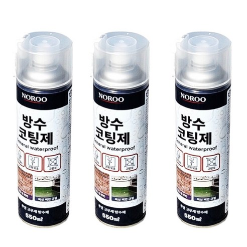 노루페인트 다용도 외벽 옥상 방수 코팅제 스프레이, 2개, 550ml, 투명