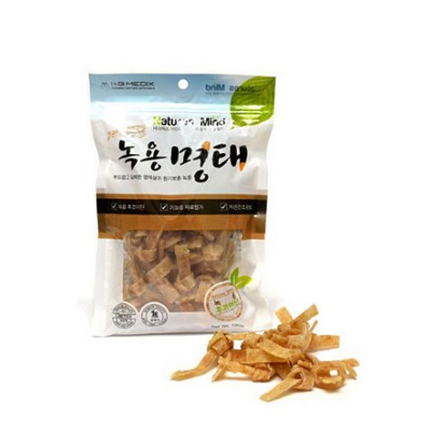 네이쳐스마인드 내추럴 후코이단 애견 간식 100g, 명태말이 녹용, 6개입