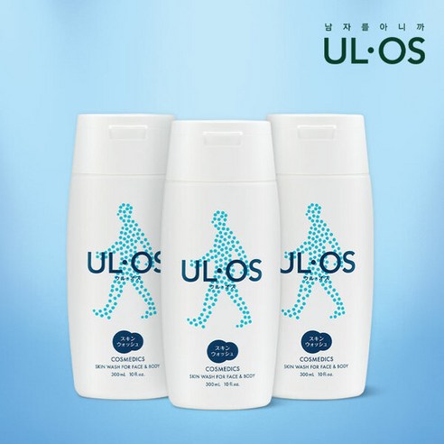 [우르오스] 스킨 워시 300ml x3개 (바디클렌저)