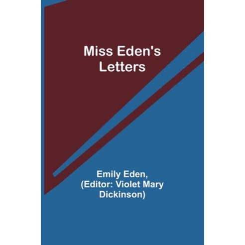 (영문도서) Miss Eden''s Letters Paperback, Alpha Edition, English, 9789357729727