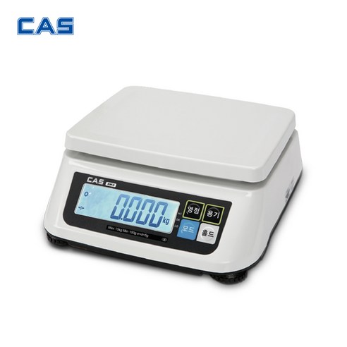 카스 단순중량 전자저울 SW-II, SWII-30CS 30kg (0.01kg단위/kg표시), 1개