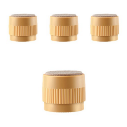 가구다리 높이조절 발받침 50mm 4p, 우드, 4개