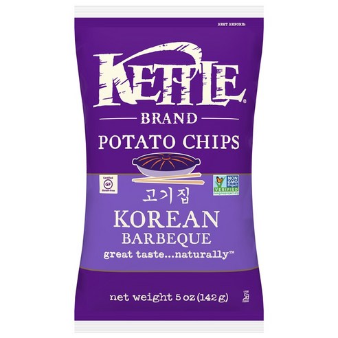케틀브랜드 포테이토 칩, Korean Barbeque, 142g