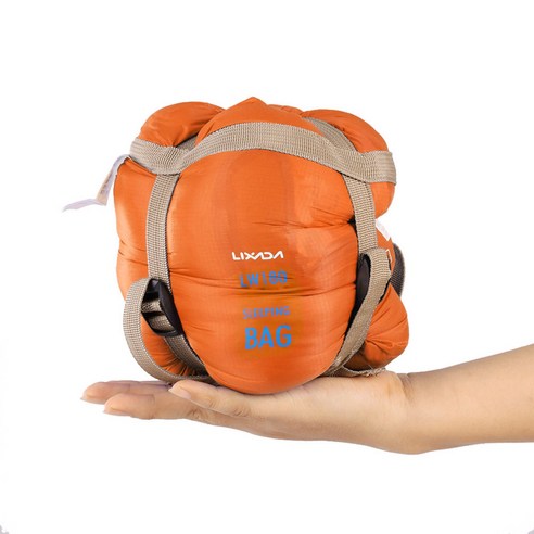 Lixada 초경량 봉투 침낭, 1개, Orange