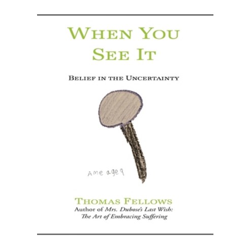 (영문도서) When You See It: Belief in Uncertainty Paperback, Yawn Publishing LLC, English, 9781954617322