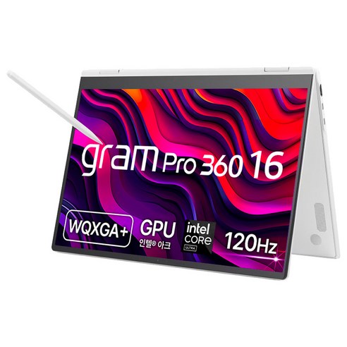 LG전자 그램 프로360 16TD90SP-KX56K Ultra5 16GB 256GB 윈도우 미포함, Free DOS, 화이트