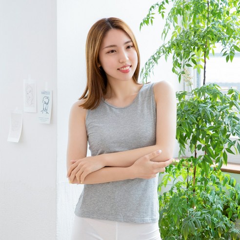 편안하고 실용적인 순면 여성런닝 3매세트