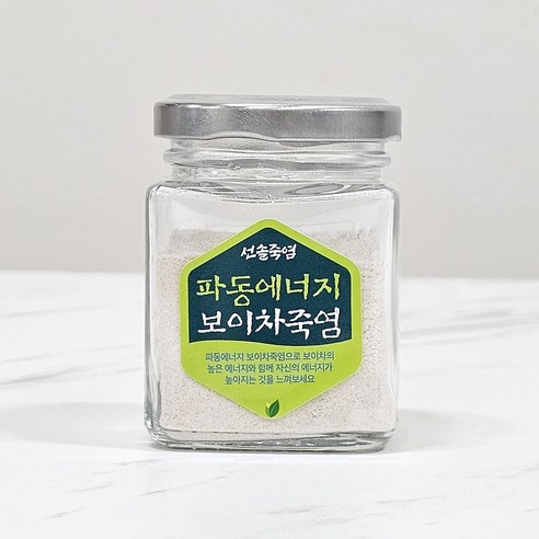 선솔죽염 용융소금 9회 자죽염 건강 소금차 + 고급 보이차 파동 에너지 3회, 1개, 110g