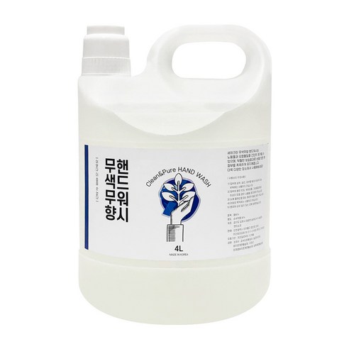 낫띵배럴 프리미엄 핸드워시 액체 물비누 무색무향 4L - 핸드케어 | 쿠팡