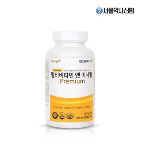 [서울약사신협] 멀티비타민앤미네랄 1500mg 180정 종합영양제
