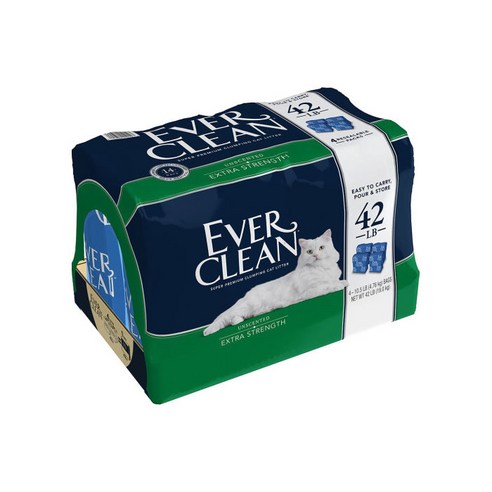 고양이와 함께하는 편안한 생활, 에버크린 ES 언센티드 고양이 모래 에버크린19kg