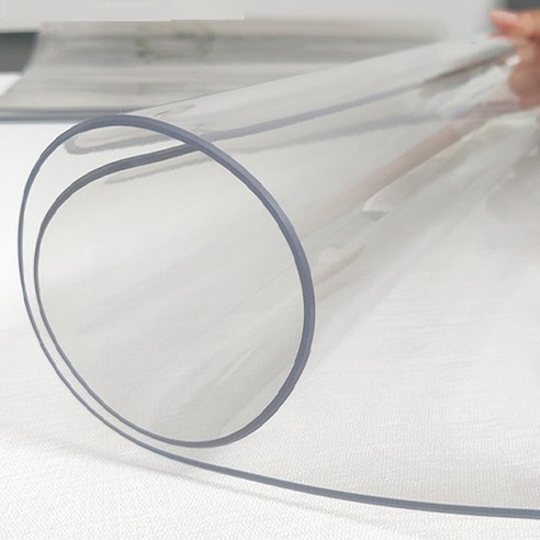 서울특수비닐 유리대용 책상 테이블 식탁매트 2mm, 1개, 가로 60cm x 세로 140cm x 두께 1mm, 투명