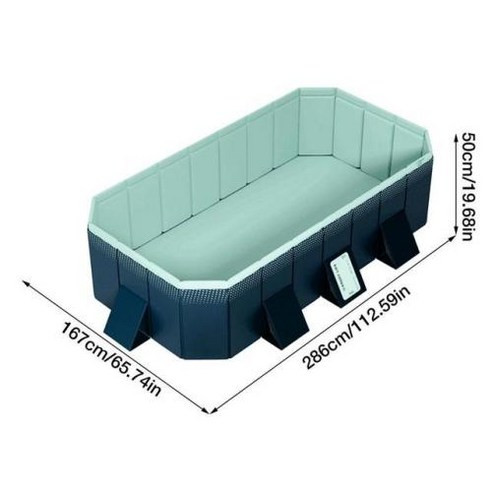베란다수영장 이동식수영장 에어수영장 물놀이풀장 접이식수영장 미니수영장 마당수영장 조립식수영장 수영장 PVC 비 팽창식 접이식 간편한 설치 두꺼운 가족 목욕 장난감 온 가족이 사용할, 4) 1.8m