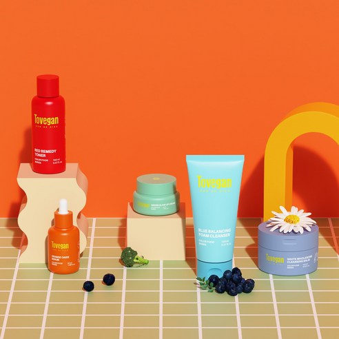 화려한 채식주의: 피부를 위한 식물성 성분의 힘