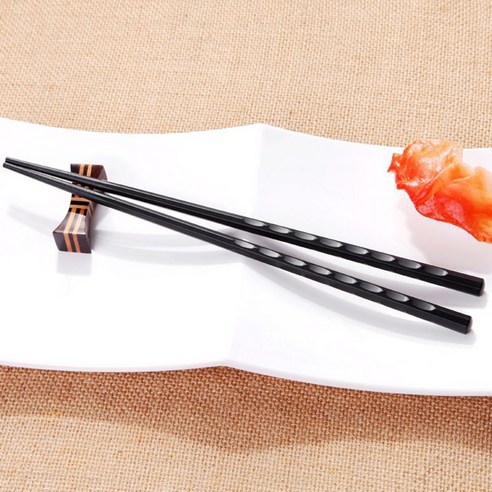 1 쌍 일본 젓가락 블랙 스시 패스트 푸드 국수 젓가락 한국 식기 주방 바 용품 중국 칼, 하나, C