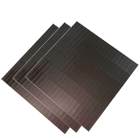[제이스마그네트] 접착 조각 고무자석 시트 300x300 판, 3p세트 50x15x0.9T_360조각, -
