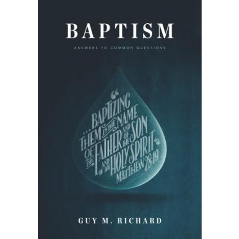 (영문도서) Baptism: Answers to Common Questions Paperback, Ligonier Ministries, English, 9781642890242
