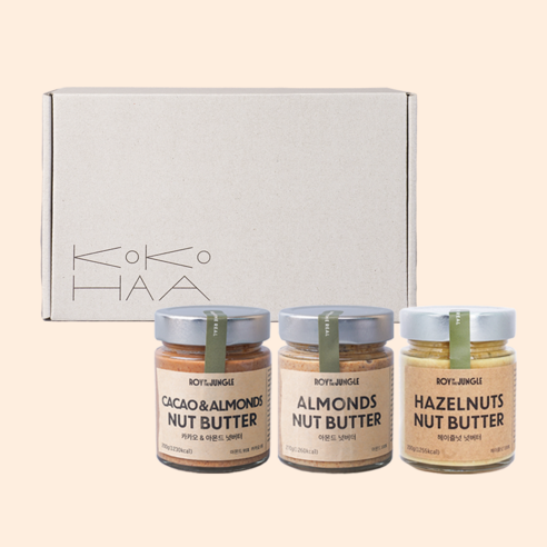 고소한 풍미와 정성이 가득한 선물, 코코하 넛버터 기프트 SET