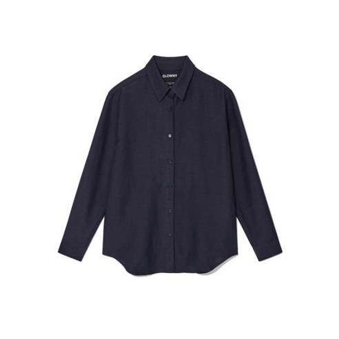 GLOWNY FLOW LINEN SHIRT NAVY