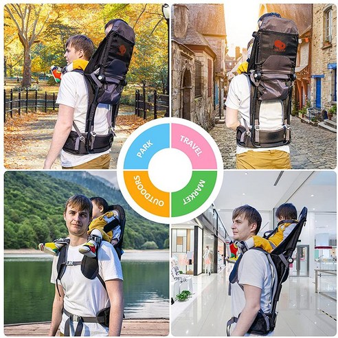 사랑하는 아이와의 특별한 외출, 목마 아기띠로 더욱 편안하고 안전하게!