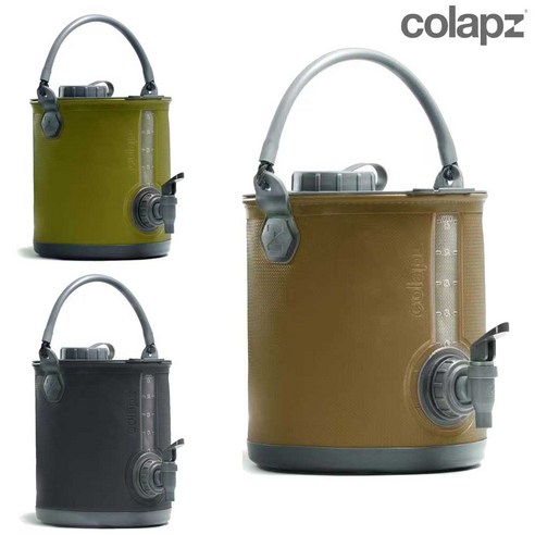 Colapz 워터저그 8리터 Collapsible WaterJug 접히는 물통 감성캠핑, 탄