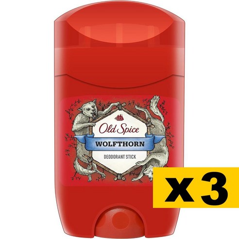 올드스파이스 울프썬 데오드란트 스틱 Old Spice Wolfthorn Deodorant Stick 50mL 3팩 상품리뷰