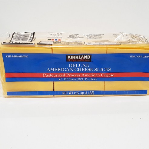 넉넉한 용량과 활용도 갑! 커클랜드 슬라이스 치즈로 식탁을 풍성하게