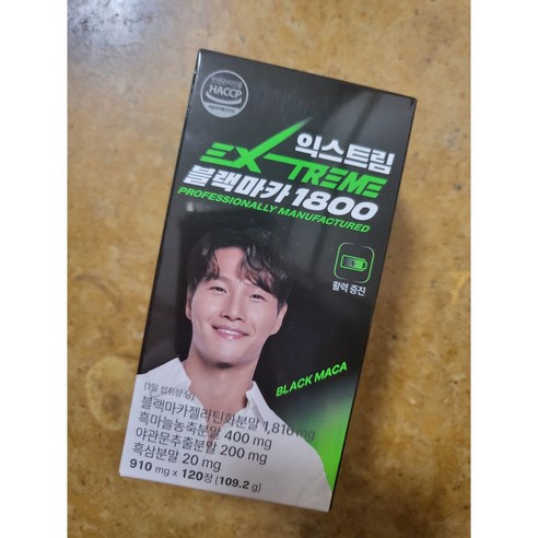 익스트림 블랙마카 1800, 120정, 6개