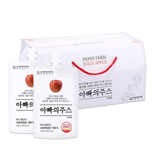 아빠의 사랑으로 키운 달콤한 사과즙, 온 가족 건강을 챙기세요!