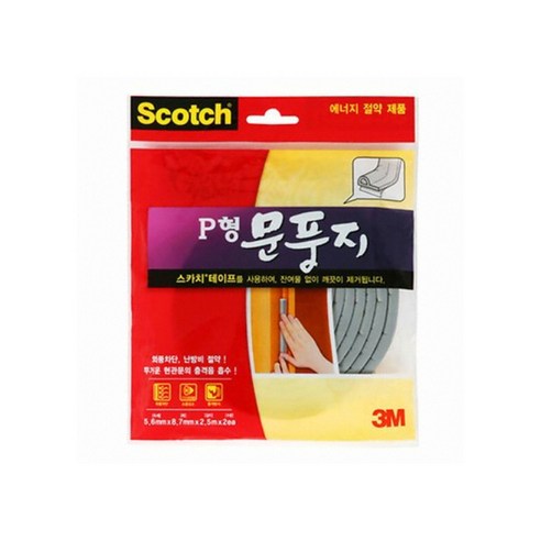 3M 창문문풍지 P형, 1개