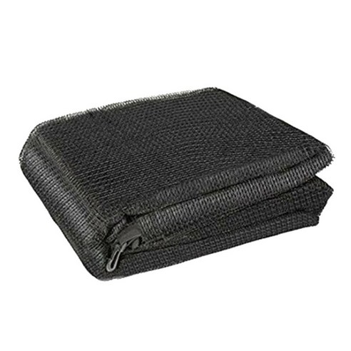WJSHOP 프리미엄 트램폴린 안전망 메쉬 어린이 라운드 트램폴린 보호 그물 보호대 외부 부착 인클로저, PE, 블랙