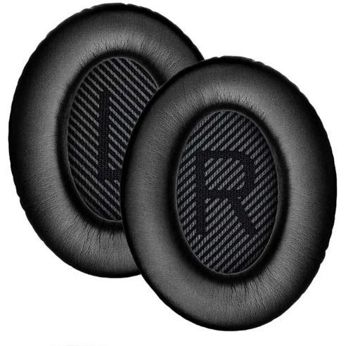 오월의봄볕 보스 QC35 25 헤드폰 이어패드 커버, 블랙