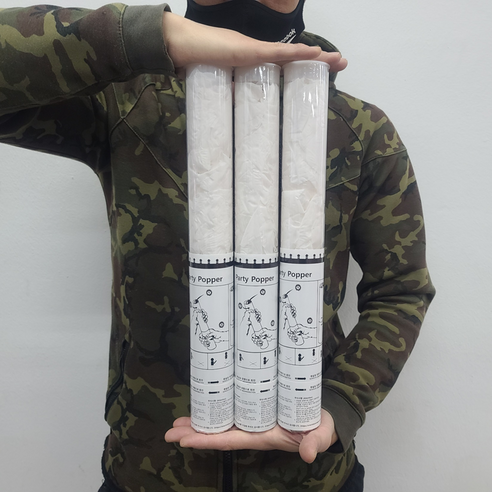 [웨딩 폭죽] 믹스(화이트+핑크) 플라워샤워 30cm