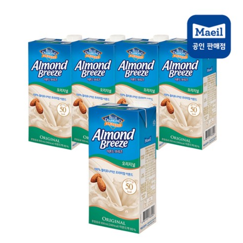 매일유업 아몬드브리즈 오리지널 950ml 5팩, 상세페이지 참조, 상세페이지 참조, 상세페이지 참조