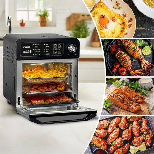 주방의 품격을 높이는 이지라이프 스테인레스 오븐형 에어프라이어를 지금 만나보세요!