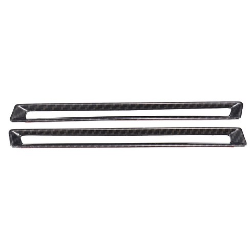 2pcs ABS 자동차 인테리어 도어 스토리지 상자 핸들 장식 링 커버 TRIM에 대 한 MUSTANG 2015 2016 자동차 스타일링, 하나, 보여진 바와 같이