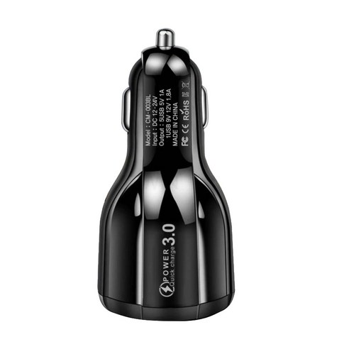 (1+1) 이젠케이 차량용 고속충전기 USB 5포트 퀄컴퀵차지3.0 멀티시거잭
