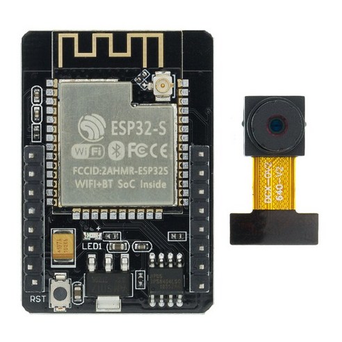 ESP32-CAM 와이파이 원격 제어 모듈 ESP32 직렬- 개발 보드 5V 블루투스 OV2640 2.4G IPEX RP-SMA 안테나, [06] ESP32-CAM