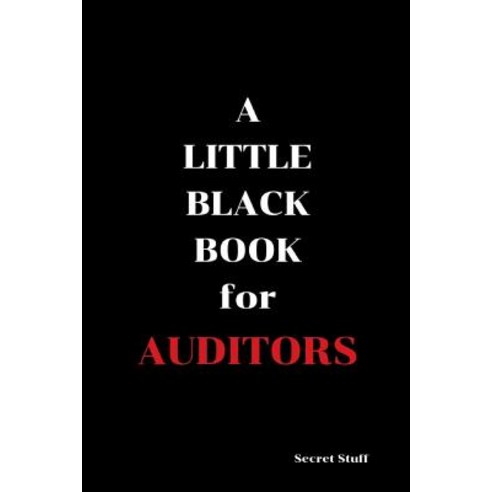 (영문도서) A Little Black Book: For Auditors Paperback, Independently Published, English, 9781096818960