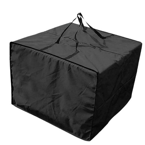 크리스마스 장식 야외 실내 사용을위한 지퍼 보관 가방과 쿠션 보관 가방 Organzier, 검은 색, 81x81x61cm, 폴리에스터