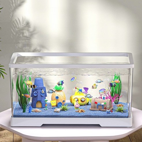 투명 아크릴 어항으로 우리집에 힐링과 개방감을 더하세요.