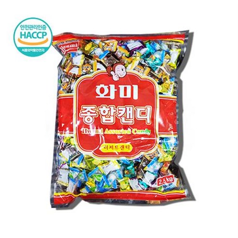 화미 종합캔디 2.5kg, 4개, 2.5kg
