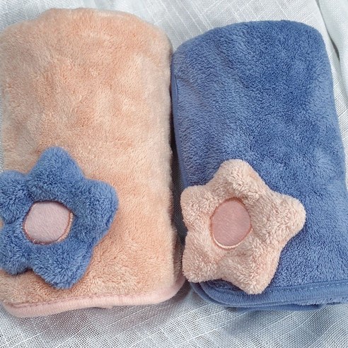 MOHEGIA 새로운 간단한 면 타월/목욕 타월, 핑크 블루