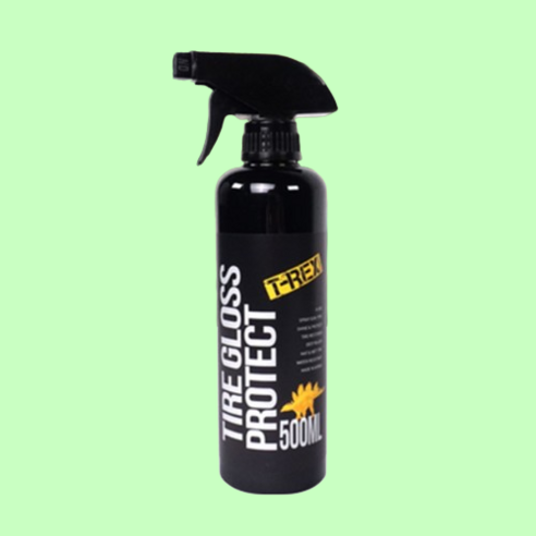 글로스브로 딥블랙 타이어광택제 드레싱 500ml, 1개 일신타이어광택제 12 자동차 타이어 광택제 광택 스프레이 세정제, 본품, 1개, 500ml