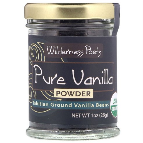 Wilderness Poets Pure Vanilla Powder 바닐라 파우더, 1개, 28g