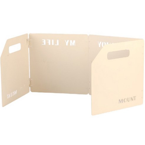 윈드가드 접이식 바람막이 색상 × 수량, 아이보리 × 1개 섬네일