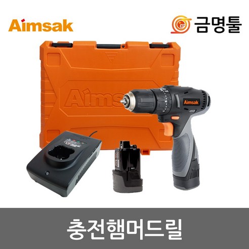 아임삭 TOP 아임삭 AH414T 3G 충전햄머드릴 14.4V 2.0AH 2팩 AH414T1후속 드릴+햄머기능 알아보기