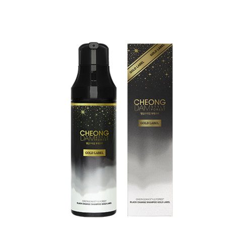 청담스타일 포레스트 블랙체인지 골드라벨 염색샴푸 흑갈색, 200ml, 2개