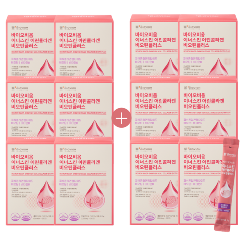 바이오비옴 이너스킨 어린콜라겐 비오틴플러스, 150g, 12개