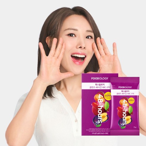 푸드올로지 톡스올로지 클렌즈 48시간 ABC 스틱 8포, 2개, 120g